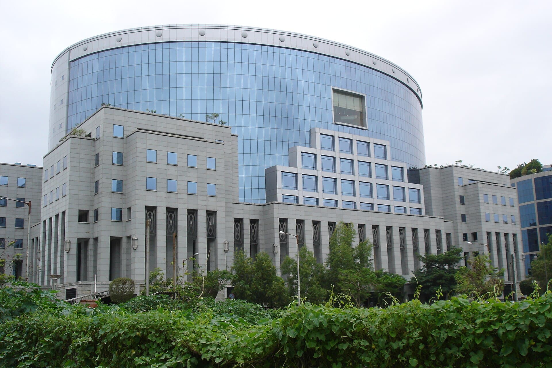 Glass-fronted towers in Bandra Kurla Complex, Mumbai